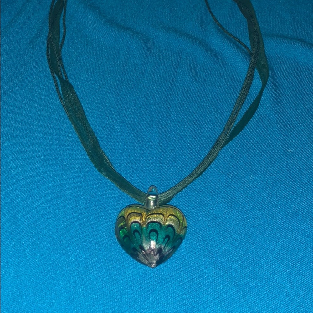 BEAUTIFUL blown glass necklace